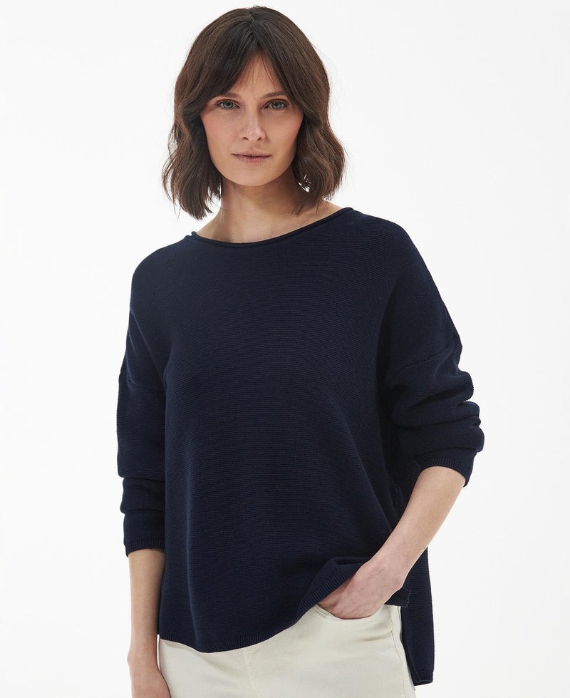 Barbour Marine Knitted Jumper - Navy - Lucks of Louth