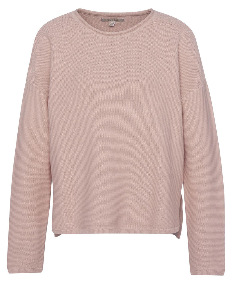 Barbour Marine Knitted Jumper - Primrose Pink - Lucks of Louth