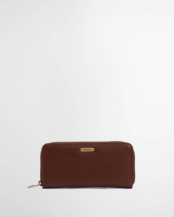 Barbour Birch Leather Matinee Purse - Brown - Lucks of Louth