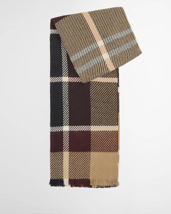 Barbour Blair Tartan Scarf - Gardenia Tartan - Lucks of Louth