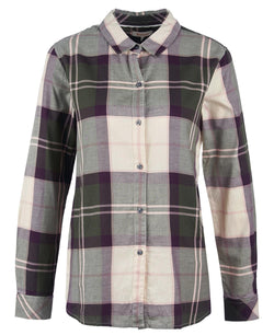 Barbour Moorland Shirt - Classic Black Cherry - Lucks of Louth