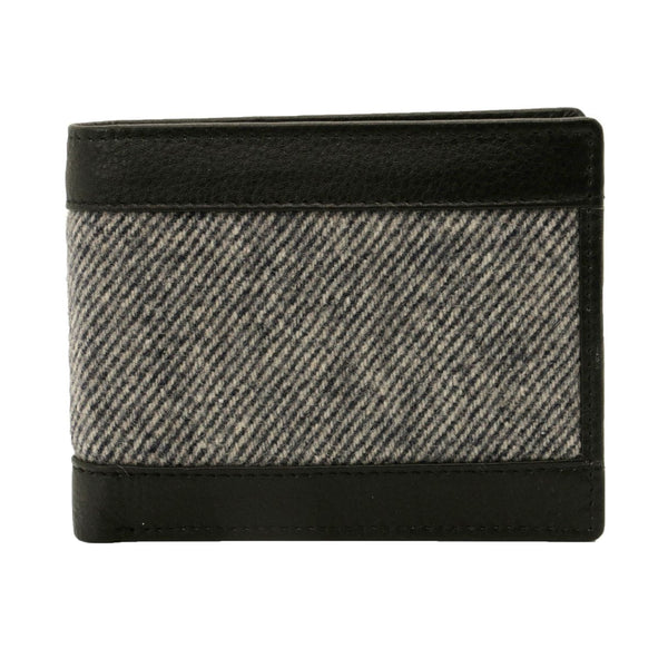 David Aster Tweed Wallet - Black - Lucks of Louth