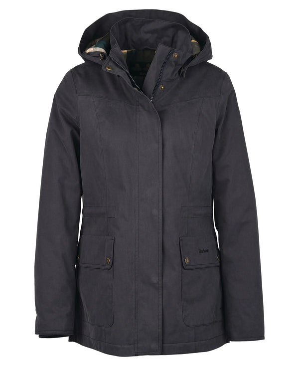 Barbour Buttercup Waterproof Jacket - Dark Navy - Lucks of Louth