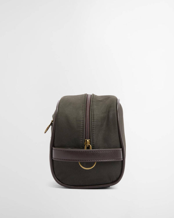 Barbour Waxed Washbag - Olive - Lucks of Louth