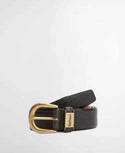 Barbour Mens Clyde Belt Black - Lucks of Louth