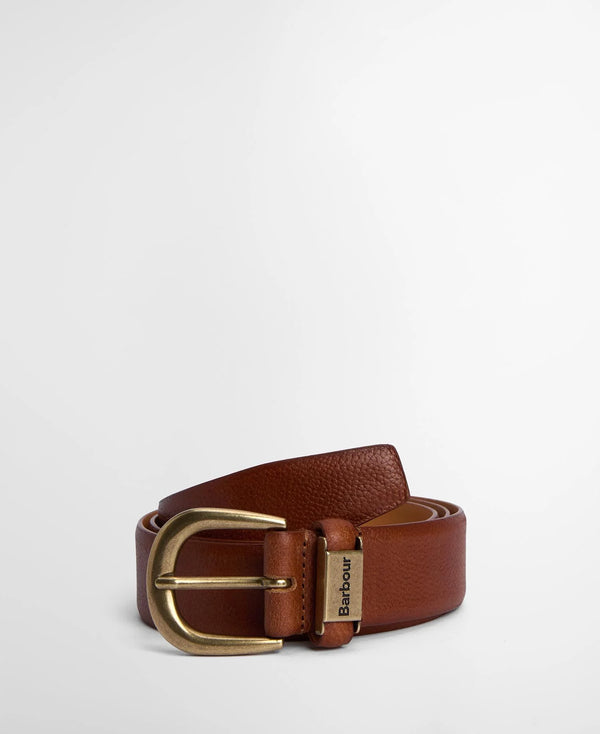 Barbour Mens Clyde Belt Brown - Lucks of Louth