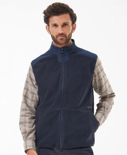 Barbour Country Fleece Gilet - Navy - Lucks of Louth