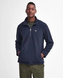 Barbour Essentials Half Zip - Navy - Lucks of Louth