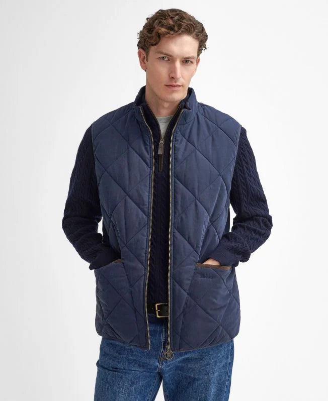 Barbour Liddesdale Quilted Gilet - Navy - Lucks of Louth