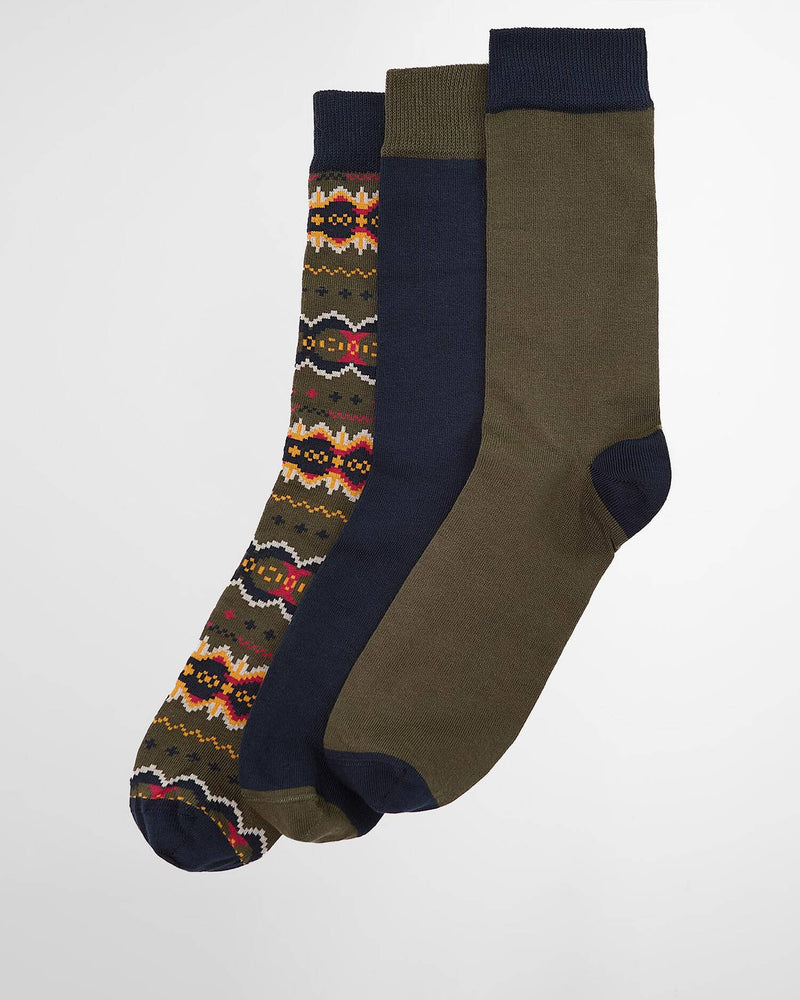 Barbour Fairisle Socks Gift Box - Classic - Lucks of Louth