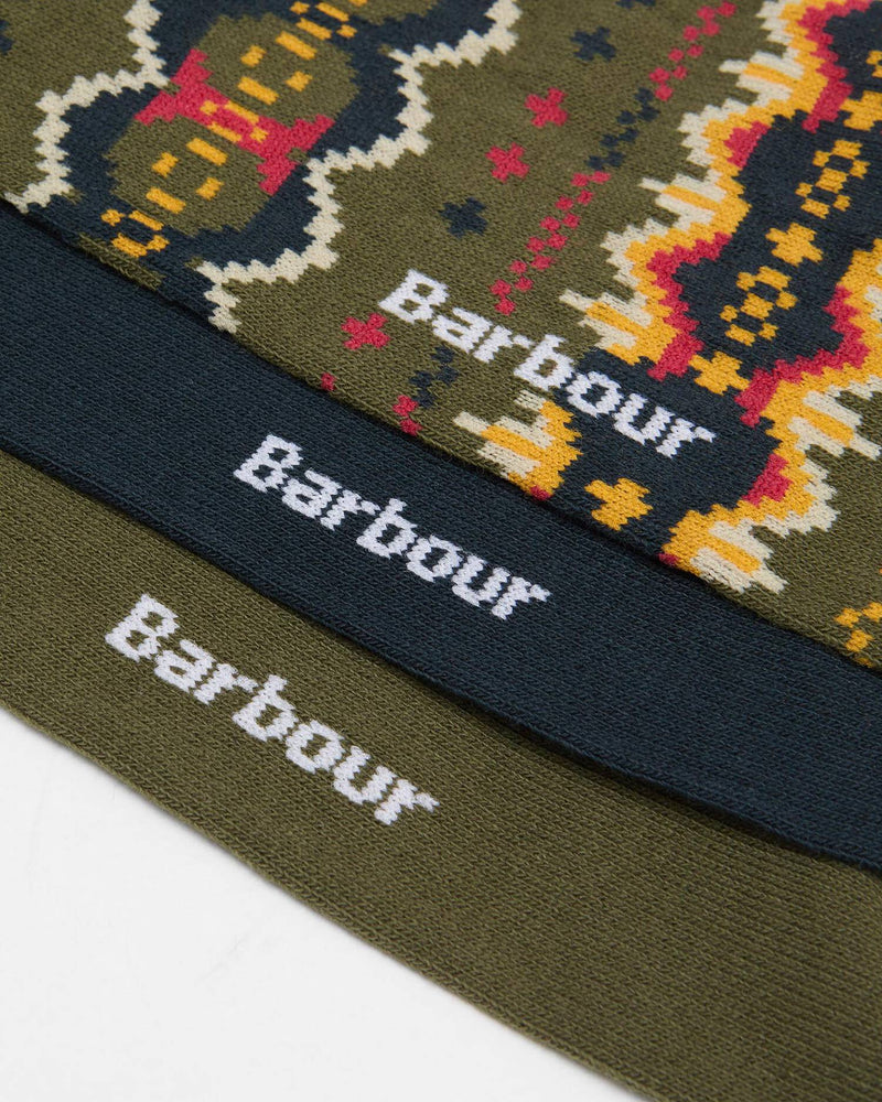 Barbour Fairisle Socks Gift Box - Classic - Lucks of Louth