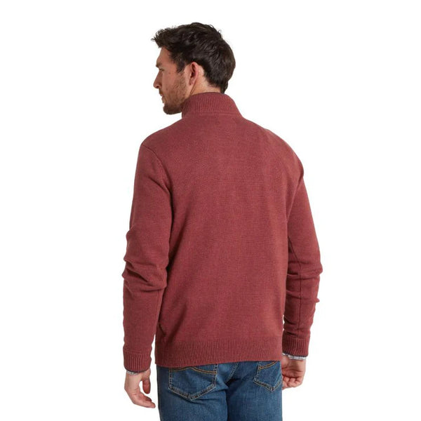 Schoffel Blair 1/4 Zip Jumper - Redwood - Lucks of Louth