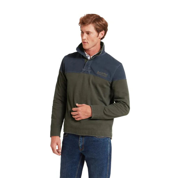 Schoffel Helford Heritage Sweatshirt - Peak Green - Lucks of Louth