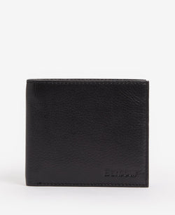 Barbour Colwell Leather Bifold Wallet - Black - Lucks of Louth