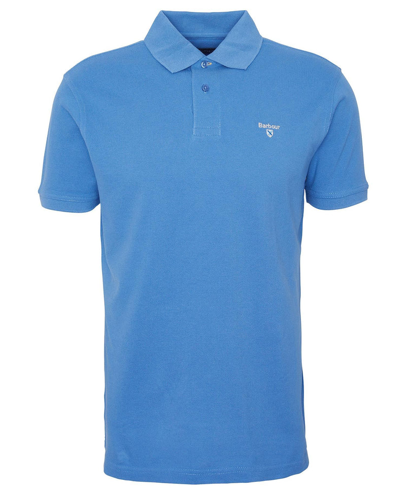 Barbour Sports Polo Top - Federal Blue - Lucks of Louth