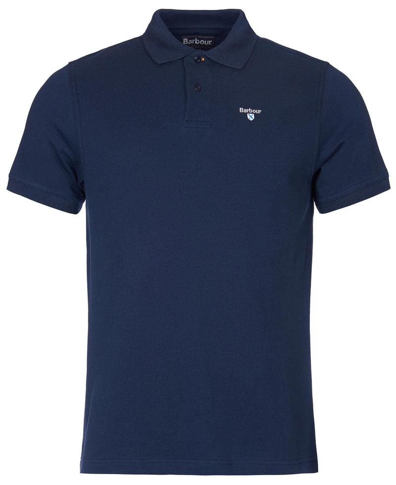 Barbour Sports Polo Shirt, New Navy - Lucks of Louth