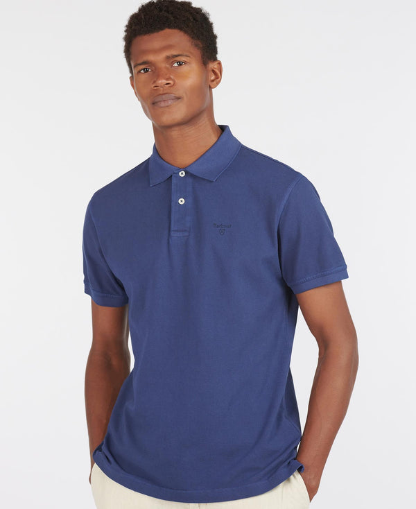 Barbour Washed Sports Polo - Navy - Lucks of Louth