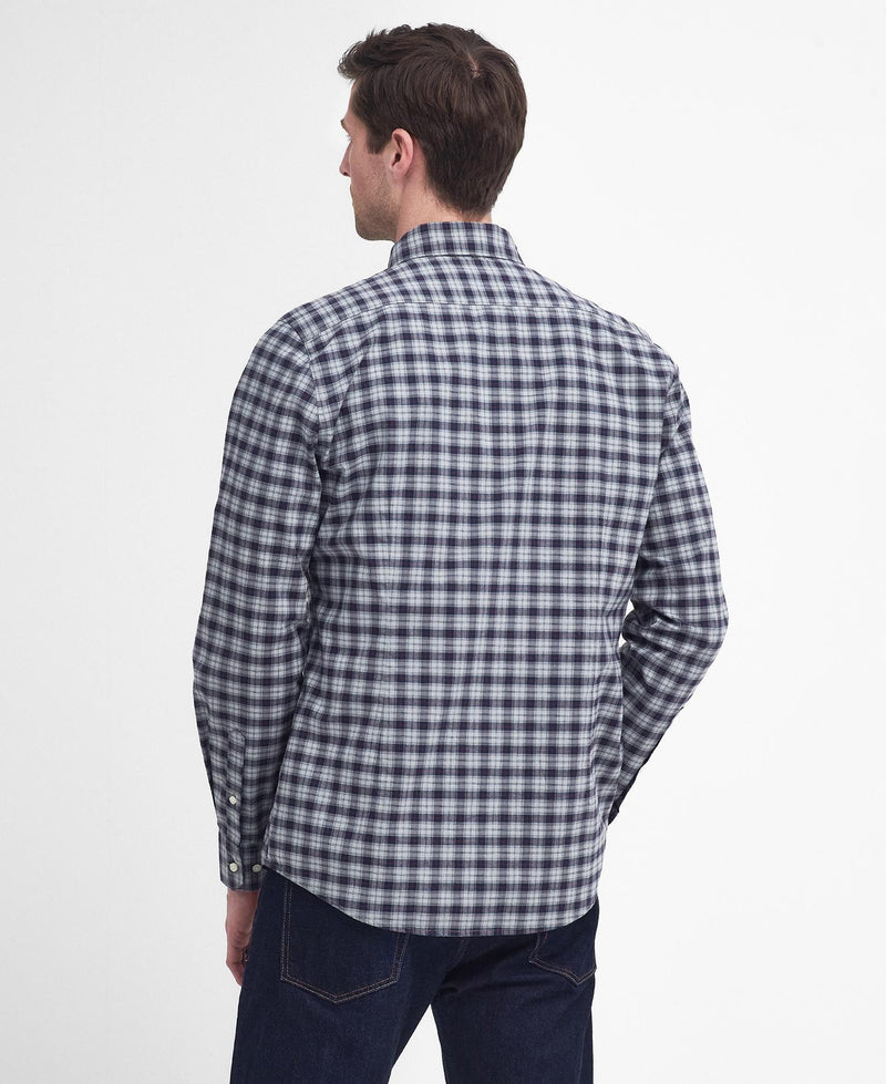 Barbour Lomond Tailored Tartan Shirt - Blue Granite - Lucks of Louth