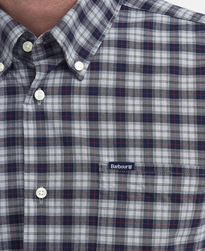 Barbour Lomond Tailored Tartan Shirt - Blue Granite - Lucks of Louth