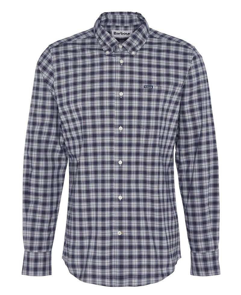 Barbour Lomond Tailored Tartan Shirt - Blue Granite - Lucks of Louth