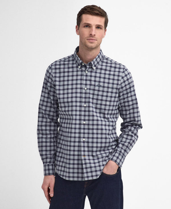 Barbour Lomond Tailored Tartan Shirt - Blue Granite - Lucks of Louth