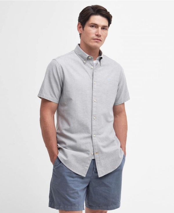 Barbour Short Sleeved Tailored Shirt - Pale Sage - Lucks of Louth