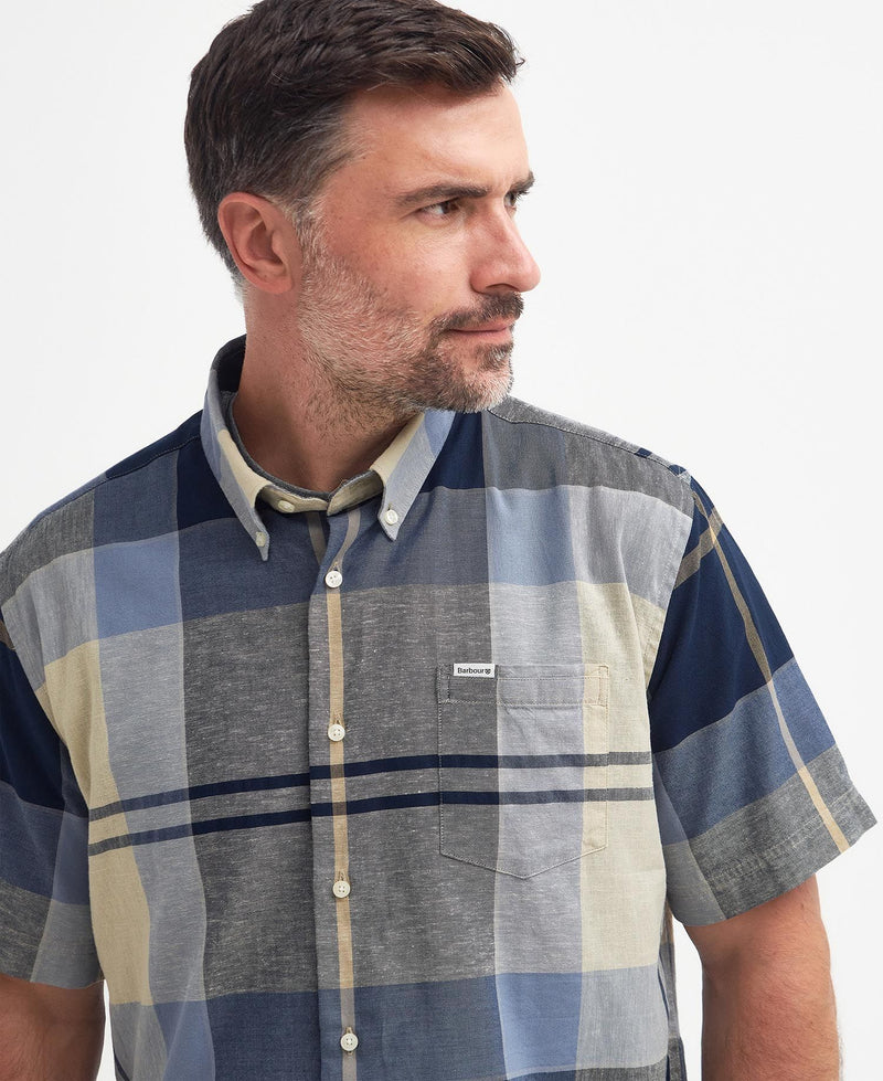 Barbour Douglas Short Sleeved Shirt - River Birch - Lucks of Louth