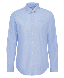 Barbour Poplin Shirt - Sky - Lucks of Louth