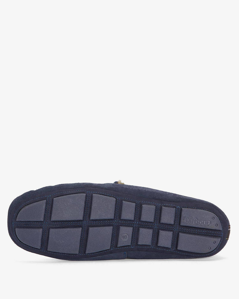 Barbour Monty Slippers - Navy - Lucks of Louth