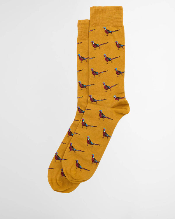 Barbour Mavin Pheasant Socks - Copper - Lucks of Louth