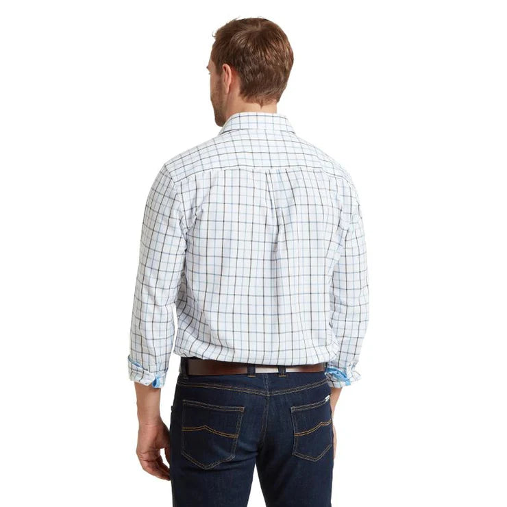 Schoffel Baconsthorpe Tailored Shirt - Mountain Blue - Lucks of Louth