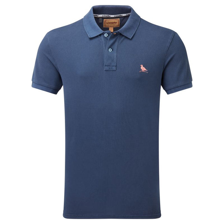Schoffel St Ives Polo Shirt - French Navy - Lucks of Louth