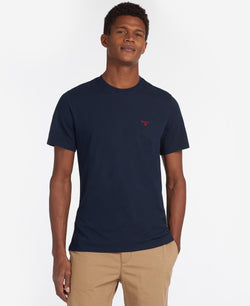 Barbour Essential Sports T-Shirt - Navy - Lucks of Louth