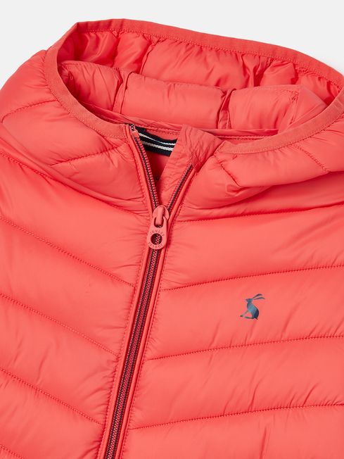 Joules Kinnaird Packable Jacket - Dusty Red - Lucks of Louth