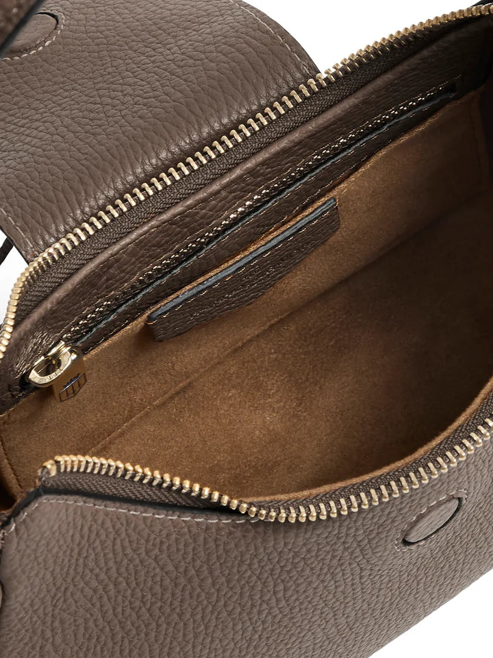 Fairfax & Favor Windsor Shoulder Bag - Fog Leather - Lucks of Louth