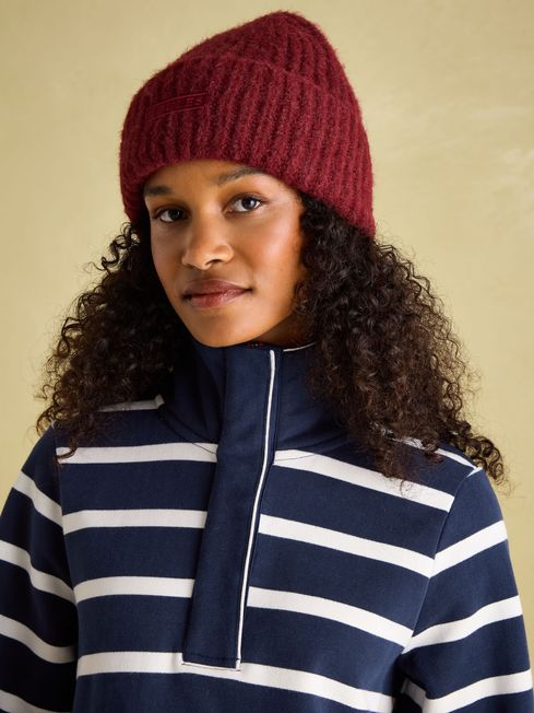 Joules Burnham Funnel Neck Quarter Zip Sweatshirt - Navy Blue - Lucks of Louth