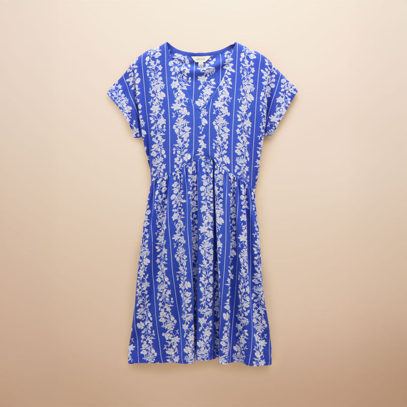 Joules Nia Blue Floral Dress - Lucks of Louth