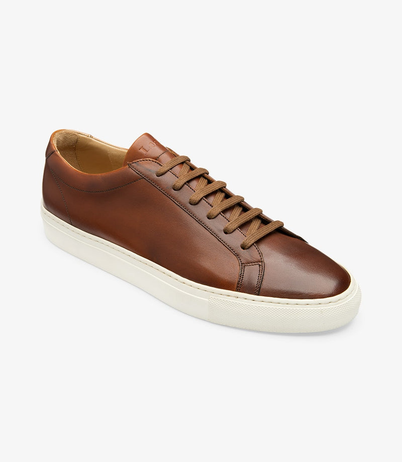 Loake Sprint Trainer - Deep Chestnut Brown - Lucks of Louth