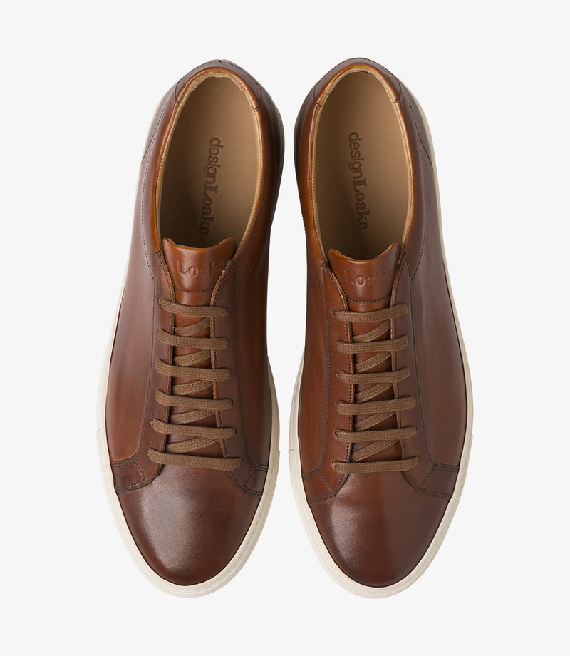 Loake Sprint Trainer - Deep Chestnut Brown - Lucks of Louth