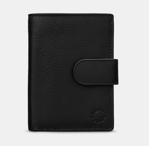 Yoshi Mens Black Leather Card Wallet - Black (Y5006 17 1) - Lucks of Louth