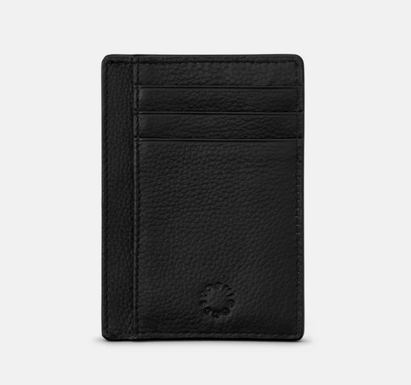 Yoshi Card Holder with ID Window - Black (Y1212 17 1) - Lucks of Louth