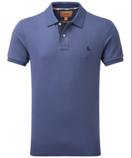 Schoffel St Ives Jersey Polo Shirt - French Navy - Lucks of Louth