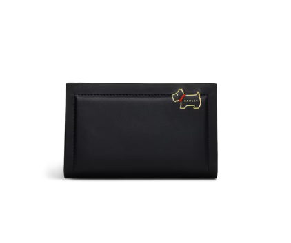 Radley Heritage Lane Medium Bifold Purse - Black - Lucks of Louth