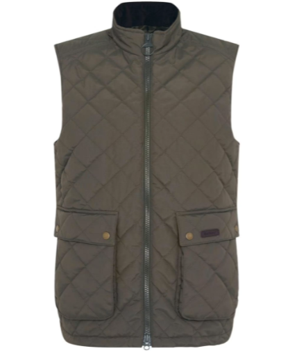 Barbour Fernwood Gilet - Dark Olive - Lucks of Louth