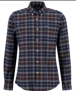 Barbour Mens Kyeloch Shirt - Midnight Oak Tartan - Lucks of Louth