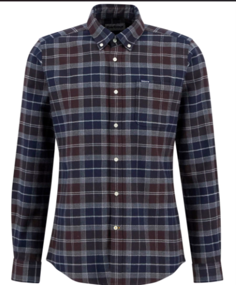 Barbour Mens Kyeloch Shirt - Midnight Oak Tartan - Lucks of Louth