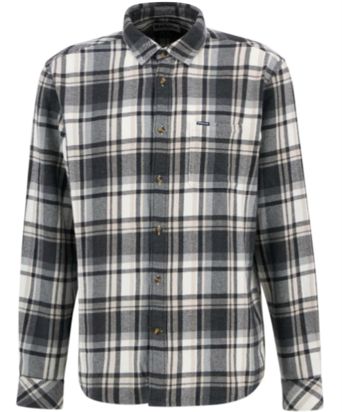 Barbour Mens Chopford Shirt - Navy - Lucks of Louth