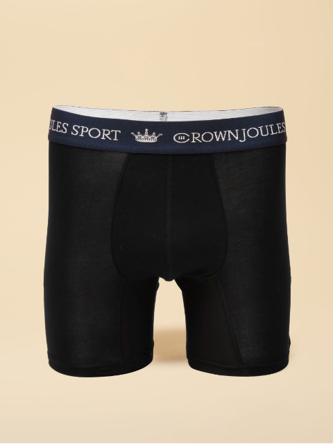 Joules Get A Move On Black & Grey Sports Boxers 2 Pack - Lucks of Louth