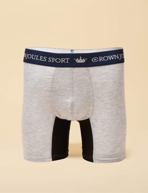 Joules Get A Move On Black & Grey Sports Boxers 2 Pack - Lucks of Louth