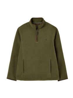 Joules Coxton Quarter Zip - Green - Lucks of Louth